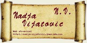 Nadja Vijatović vizit kartica